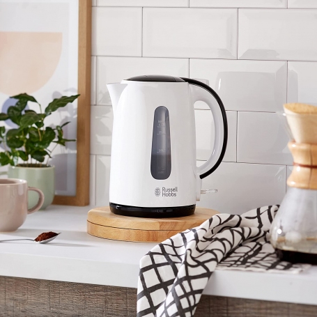 RUSSELL HOBBS 25070-70 BOLLITORE ELETTRICO 2200W CAPACITA' 1,7 LT COLORE BIANCO - PROMO