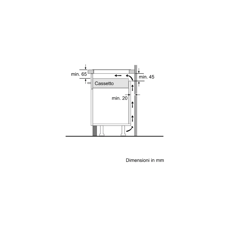 BOSCH PVS61RBB5E PIANO COTTURA DA INCASSO A INDUZIONE FLEX ZONE 4 ZONE FUNZIONE POWERBOOST COLORE NERO - PROMO