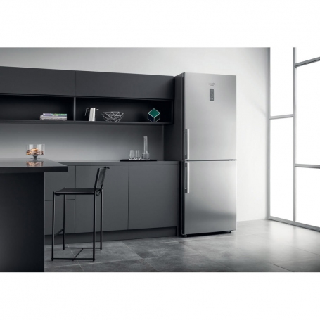 HOTPOINT HA70BE72X FRIGORIFERO COMBINATO LIBERA INSTALLAZIONE 70CM 462LT TOTAL NO FROST CLASSE E COLORE INOX - PROMO