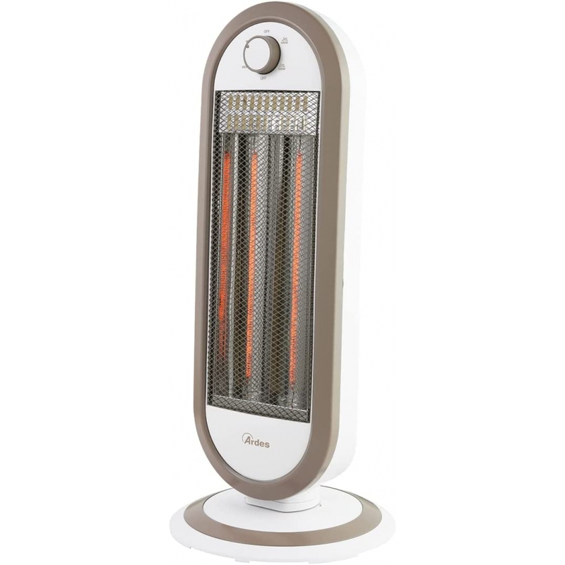 ARDES AR4B01B STUFA ELETTRICA AL CARBONIO 900W 2 LIVELLI DI POTENZA COLORE BIANCO - PROMO