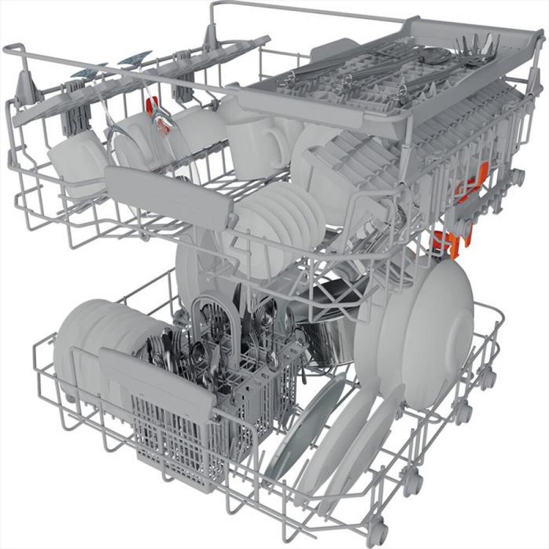 HOTPOINT ARISTON HIC3C41CW LAVASTOVIGLIE DA INCASSO A SCOMPARSA TOTALE 14 COPERTI 10 PROGRAMMI CLASSE C