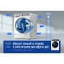 SAMSUNG WW11BB944DGE LAVATRICE 11KG 1400 GIRI BESPOKE AI QUICKDRIVE WIFI VAPORE AUTODOSE CLASSE A