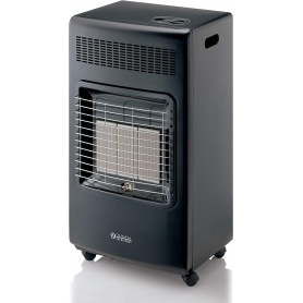 OLIMPIA SPLENDID STOVY INFRA TURBO THERMO STUFA A GAS GPL 4200 W CON VENTILATORE COLORE NERO - STOVY/TURBO/T