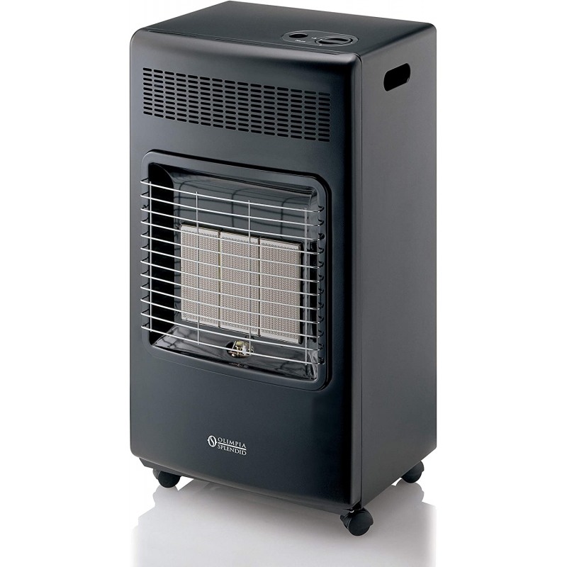 OLIMPIA SPLENDID STOVY INFRA TURBO THERMO STUFA A GAS GPL 4200 W CON VENTILATORE COLORE NERO - STOVY/TURBO/T