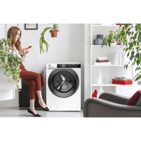 HOOVER HWE 413AMBS/1-S LAVATRICE 13KG 1400 GIRI 16 PROGRAMMI WIFI CLASSE A - HWE413AMBS/1-S