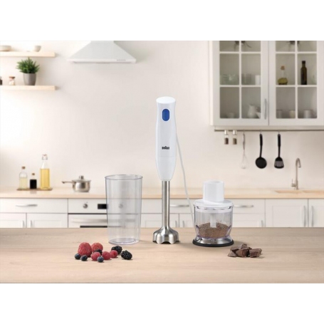 BRAUN MQ10.201M FRULLATORE A IMMERSIONE CON TRITATUTTO 450 W COLORE BIANCO - PROMO