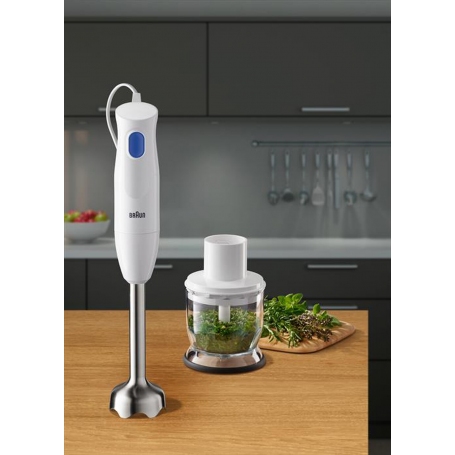 BRAUN MQ10.201M FRULLATORE A IMMERSIONE CON TRITATUTTO 450 W COLORE BIANCO - PROMO