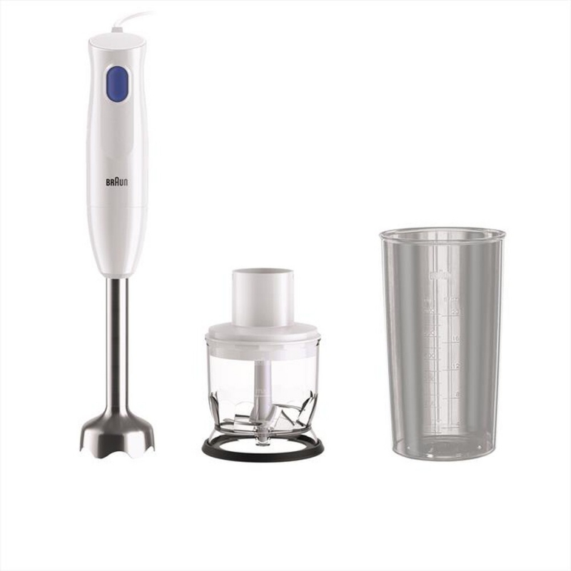 BRAUN MQ10.201M FRULLATORE A IMMERSIONE CON TRITATUTTO 450 W COLORE BIANCO - PROMO