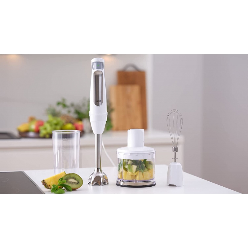 BRAUN MQ7035IWH FRULLATORE A IMMERSIONE 1000 W...