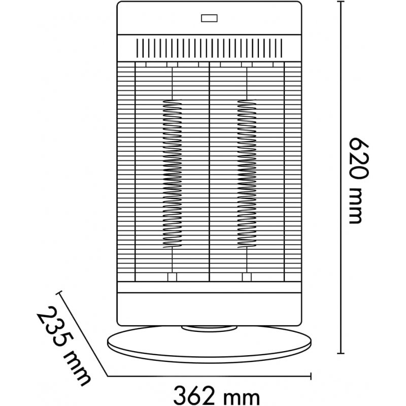 ARGO ALAN STUFA ELETTRICA IN FIBRA DI CARBONIO...