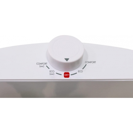 ARGO ALAN STUFA ELETTRICA IN FIBRA DI CARBONIO 1000W BIANCA