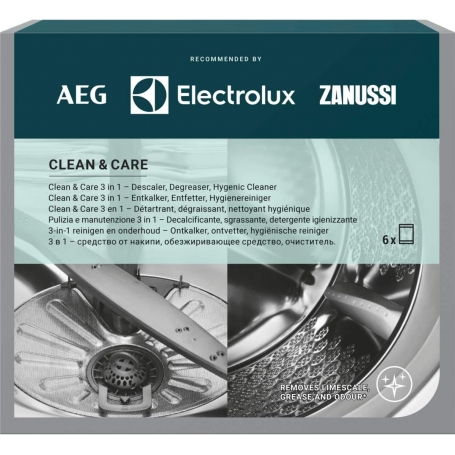 ELECTROLUX M3GCP4006 CLEAN & CARE 3 IN 1 DECALCIFICANTE IN POLVERE PER LAVASTOVIGLIE E LAVATRICE - PROMO