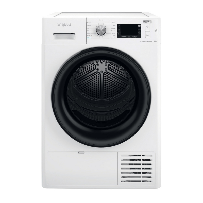 WHIRLPOOL FFTN M22 9X3B IT ASCIUGATRICE A POMPA DI CALORE 9 KG INVERTER CLASSE A+++ - FFTNM229X3BIT