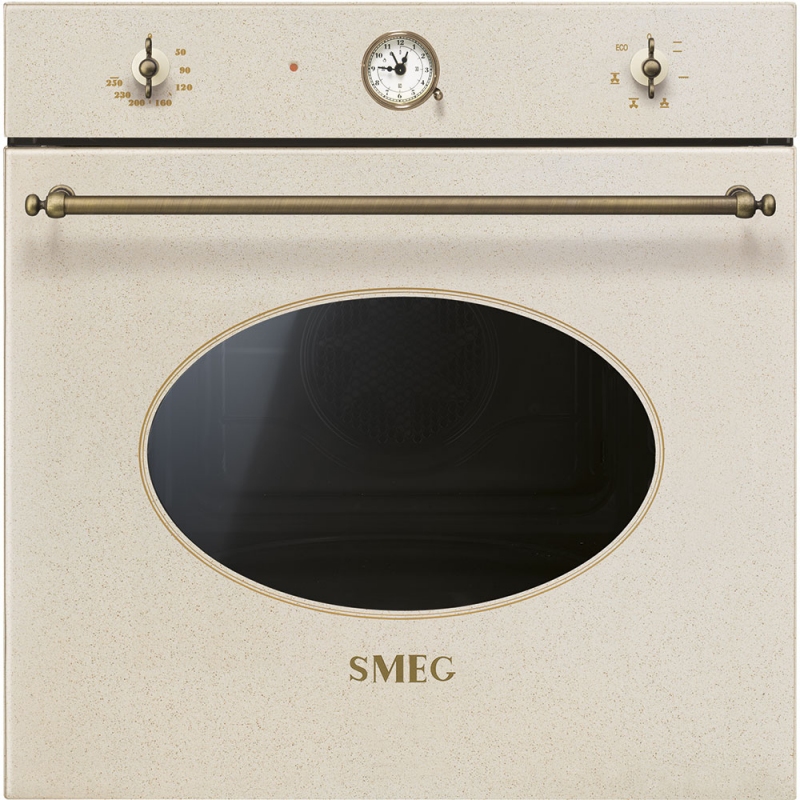 SMEG SF800AVO FORNO ELETTRICO DA INCASSO MULTIFUNZIONE 60CM 70LT CLASSE A COLORE AVENA - PROMO