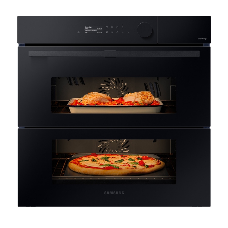 SAMSUNG NV7B5760WBK FORNO DA INCASSO ELETTRICO DUAL COOK A VAPORE 76 LT WIFI CLASSE A+