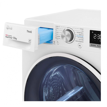 LG RH10V9AV4W ASCIUGATRICE A POMPA DI CALORE 10KG DUAL INVERTER WIFI CLASSE A+++ - PROMO