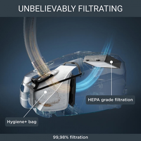 ROWENTA RO4931EA ASPIRAPOLVERE A TRAINO CON SACCO PER LA POLVERE COLORE NERO