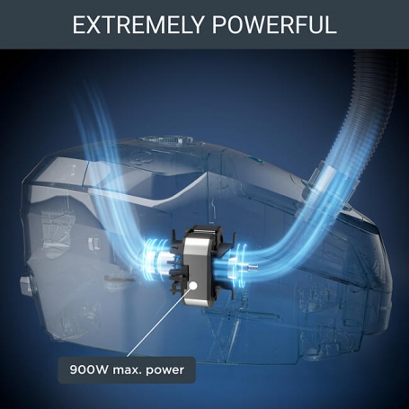 ROWENTA RO4931EA ASPIRAPOLVERE A TRAINO CON SACCO PER LA POLVERE COLORE NERO