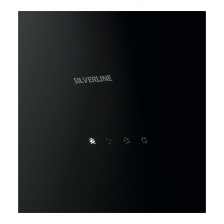 SILVERLINE 3457.9.733.03 CAPPA A PARETE 90CM COLORE NERO CLASSE A