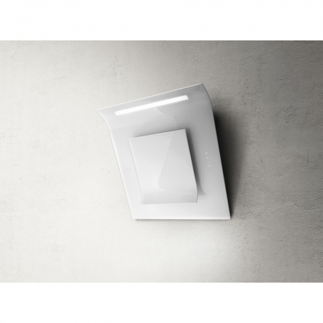 ELICA PRF0010418B SINFONIA WH/F/80 CAPPA A PARETE FILTRANTE 80CM IN VETRO BIANCO