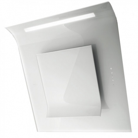 ELICA PRF0010418B SINFONIA WH/F/80 CAPPA A PARETE FILTRANTE 80CM IN VETRO BIANCO