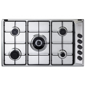 DE LONGHI FLA59DD PIANO COTTURA DA INCASSO 90 CM 5 FUOCHI 1 ULTRARAPIDO COLORE INOX - PROMO