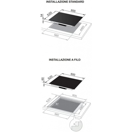 DE LONGHI PIB62 PIANO COTTURA DA INCASSO A INDUZIONE 60CM 4 ZONE COTTURA COLORE BIANCO - PROMO