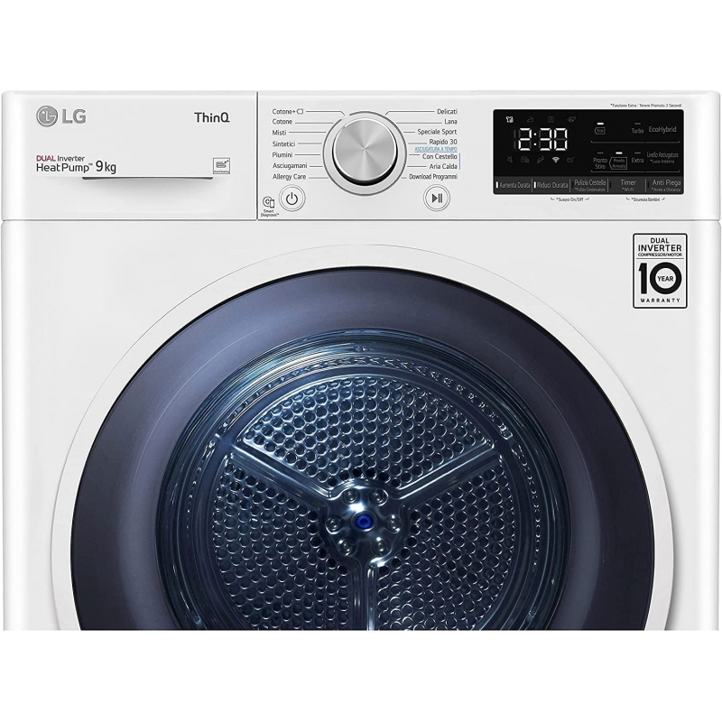 LG RH90V9AVHN ASCIUGATRICE SMART DUAL INVERTER...