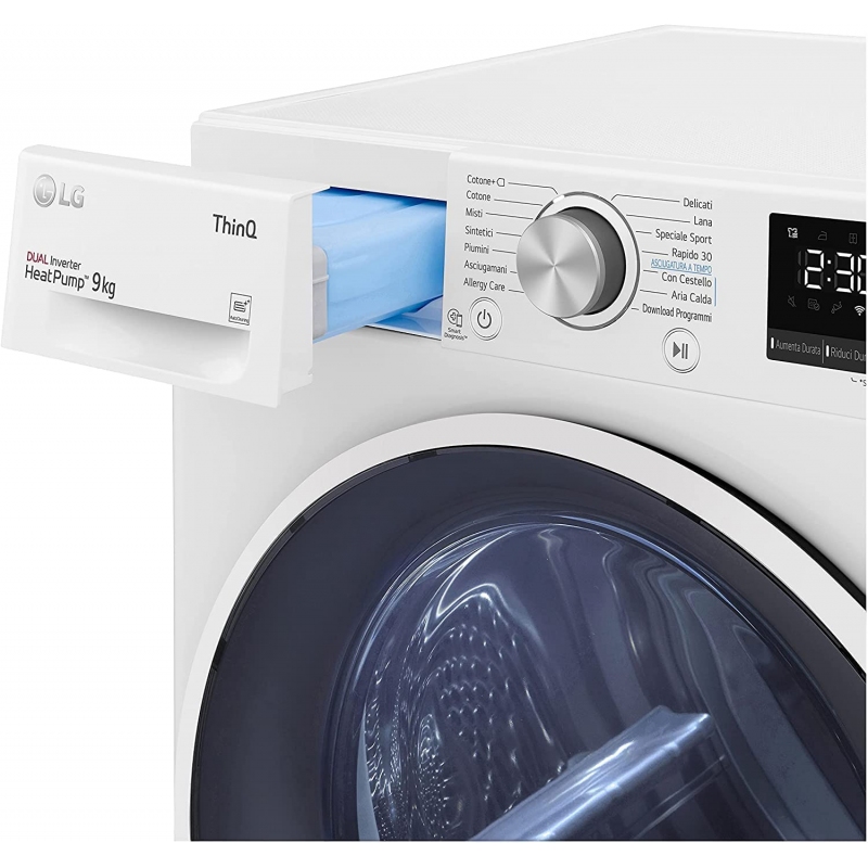 LG RH90V9AVHN ASCIUGATRICE SMART DUAL INVERTER...