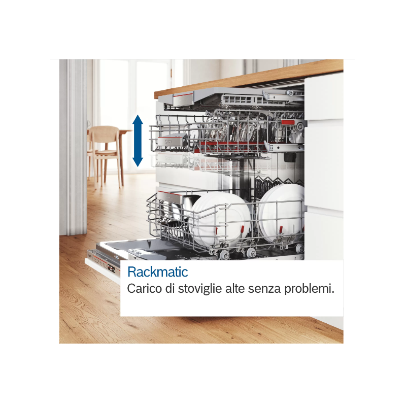 BOSCH SMV8ZCX02E LAVASTOVIGLIE DA INCASSO A TOTALE 14 COPERTI