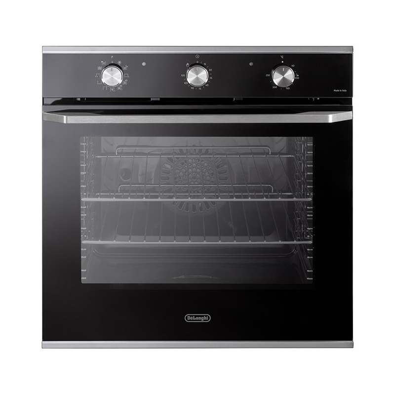 DE LONGHI NSM7NLXRF FORNO ELETTRICO DA INCASSO 60CM 74LT COTTURA 3D NERO CLASSE A