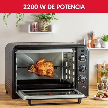 MOULINEX OX4958 FORNO ELETTRICO OPTIMO 60LT 2200W CON GIRARROSTO NERO