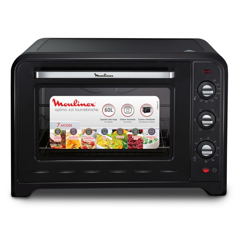 MOULINEX OX4958 FORNO ELETTRICO OPTIMO 60LT 2200W CON GIRARROSTO NERO