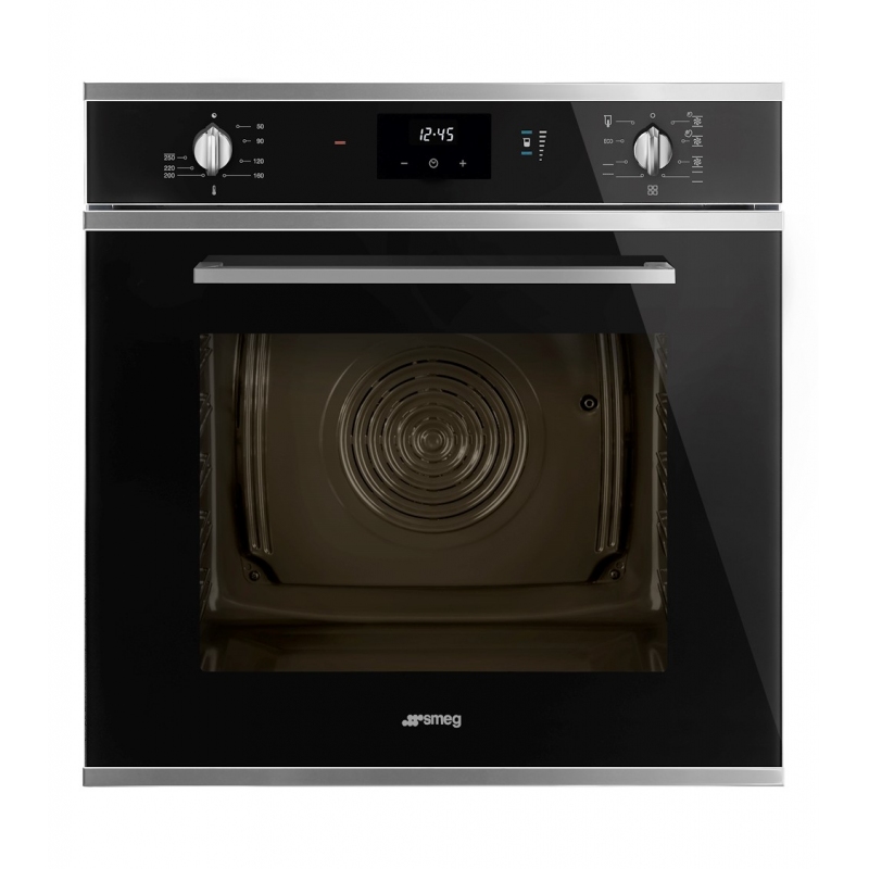 SMEG SO6500ESN FORNO ELETTRICO DA INCASSO 60 CM MULTIFUNZIONE 68LT 6 PROGRAMMI FUNZIONE VAPORE COLORE NERO - PROMO