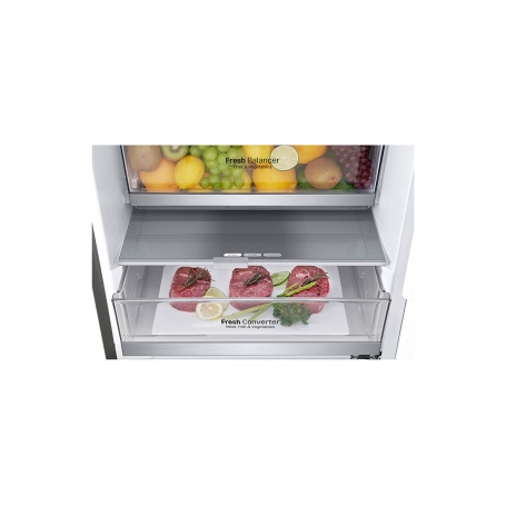 LG GBB72PZVCN1 FRIGORIFERO COMBINATO LIBERA INSTALLAZIONE 384LT NO FROST MULTI FLOW CLASSE C INOX - PROMO