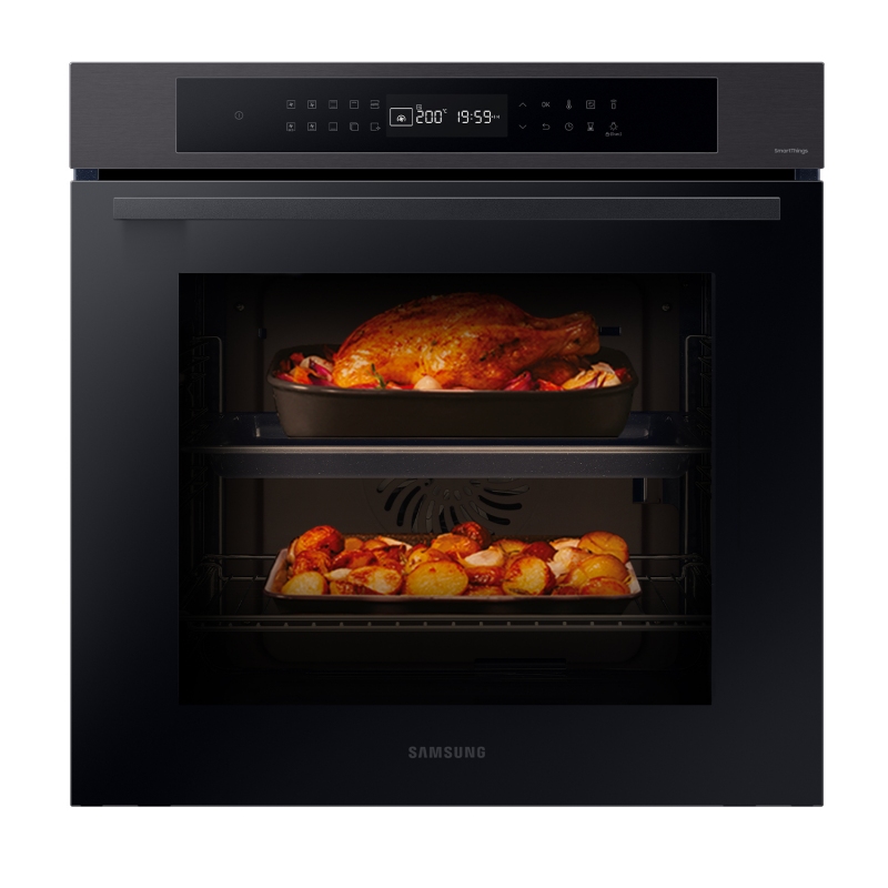 SAMSUNG NV7B4040VBB/U5 FORNO ELETTRICO DA INCASSO MULTIFUNZIONE 76 LT CON VAPORE WI-FI CLASSE A+ COLORE NERO - PROMO