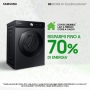 SAMSUNG WW11BB744DGB LAVATRICE CARICA FRONTALE BESPOKE AI™ 11KG 1400 GIRI AUTODOSE INVERTER CLASSE A COLORE NERO - PROMO