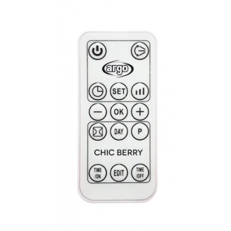 ARGO CHIC/BERRY TERMOVENTILATORE A PARETE 1000/2000W CON TELECOMANDO COLORE BERRY