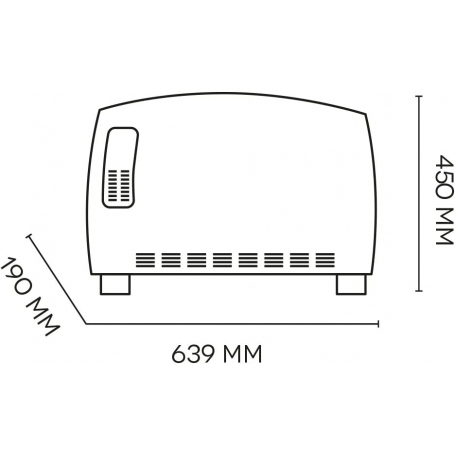 ARGO JAZZ TERMOVENTILATORE DA TERRA 2000W BIANCO