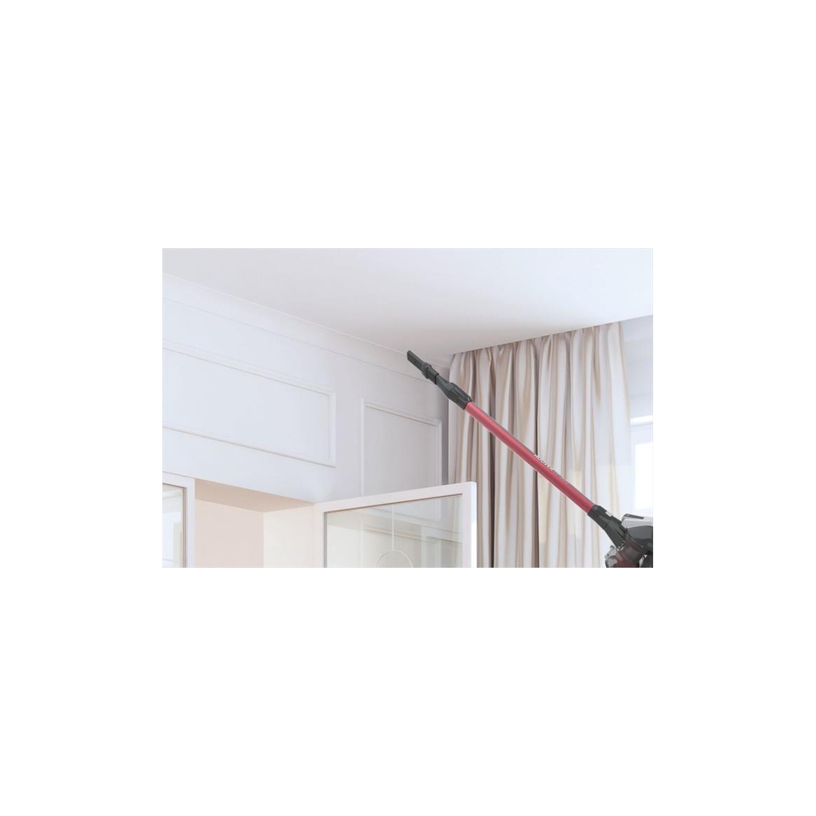 HOOVER HF322TH SCOPA ELETTRICA RICARICABILE SENZA FILO CON LUCE LED - ROSSO  TITANIO