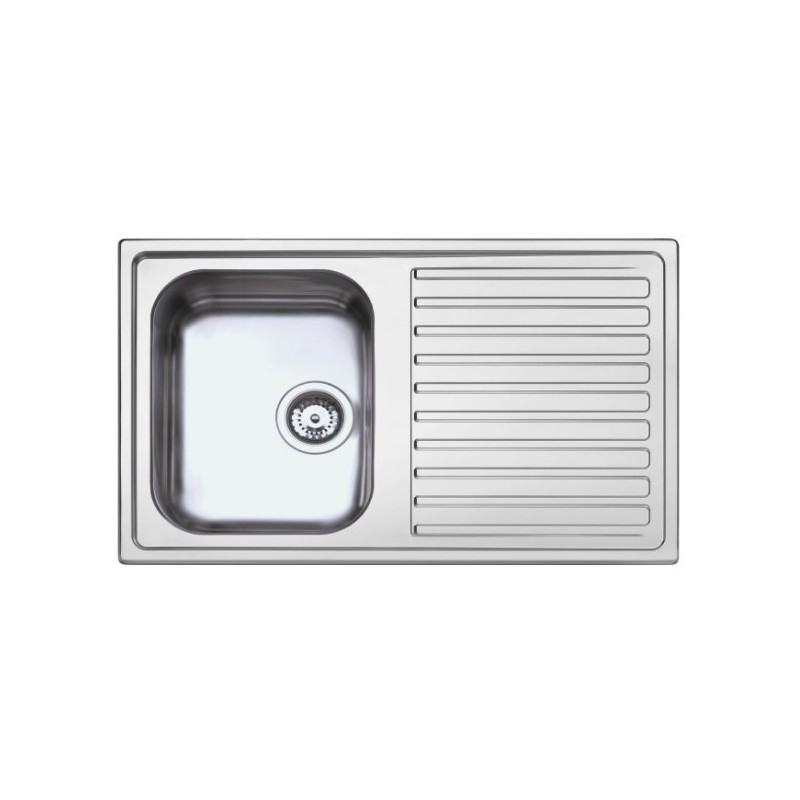 APELL AV861IRBC LAVELLO 86X50 CM UNA VASCA CON GOCCIOLATOIO A DESTRA INOX