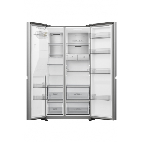 HISENSE RS818N4TIE FRIGORIFERO 4 PORTE 632LT NO FROST CLASSE E  MOTORE INVERTER COLORE INOX - PROMO HISENSE RS818N4TIE FRIGORIFERO 4 PORTE 632LT NO FROST CLASSE E  MOTORE INVERTER COLORE INOX - PROMO