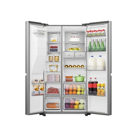 HISENSE RS818N4TIE FRIGORIFERO 4 PORTE 632LT NO FROST CLASSE E  MOTORE INVERTER COLORE INOX - PROMO HISENSE RS818N4TIE FRIGORIFERO 4 PORTE 632LT NO FROST CLASSE E  MOTORE INVERTER COLORE INOX - PROMO