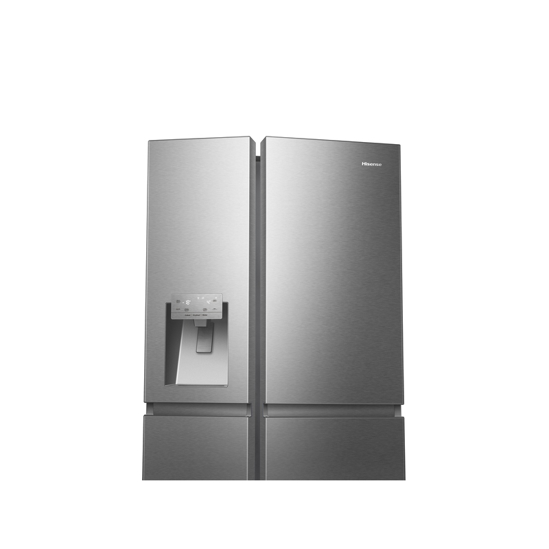 HISENSE RS818N4TIE FRIGORIFERO 4 PORTE 632LT NO FROST CLASSE E  MOTORE INVERTER COLORE INOX - PROMO
