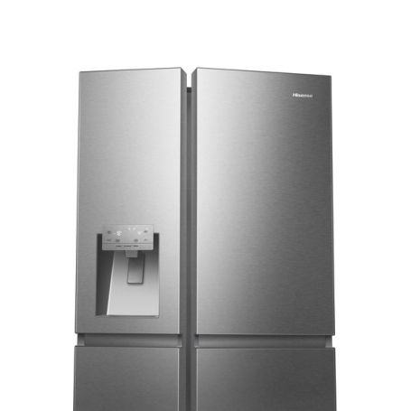 HISENSE RS818N4TIE FRIGORIFERO 4 PORTE 632LT NO FROST CLASSE E  MOTORE INVERTER COLORE INOX - PROMO HISENSE RS818N4TIE FRIGORIFERO 4 PORTE 632LT NO FROST CLASSE E  MOTORE INVERTER COLORE INOX - PROMO