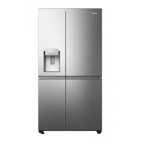 HISENSE RS818N4TIE FRIGORIFERO 4 PORTE 632LT NO FROST CLASSE E  MOTORE INVERTER COLORE INOX - PROMO