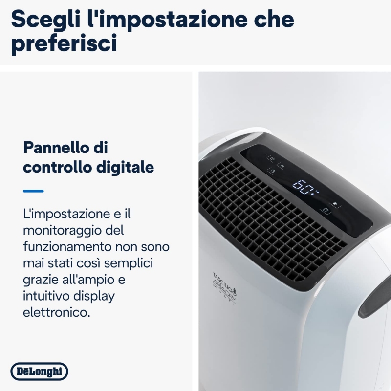 DE LONGHI DDSX220 DEUMIDIFICATORE TASCIUGO...