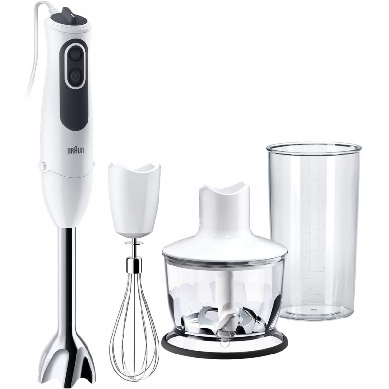 BRAUN MQ3135WH MINIPIMER 750W CON ACCESSORI BIANCO