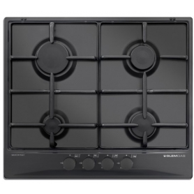 GLEM GAS GT64NC PIANO COTTURA DA INCASSO 60CM 4 FUOCHI A GAS COLORE NERO OPACO - GARANZIA ITALIA - PROMO