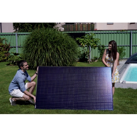 LIGHTMATE LMG1-SB-SK-05 PANNELLO SOLARE DA GIARDINO POTENZA 370 Wp COMPRESO DI ACCESSORI E KIT DI INSTALLAZIONE - PROMO